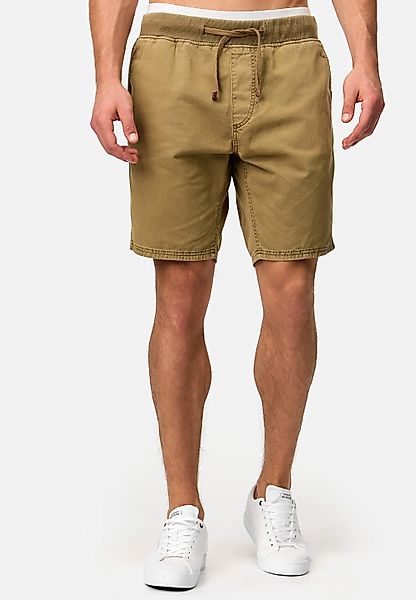 Indicode Chinoshorts Carver mit elastischem Bund günstig online kaufen