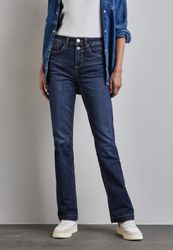 STREET ONE Bootcut-Jeans mit Doppelknopf günstig online kaufen