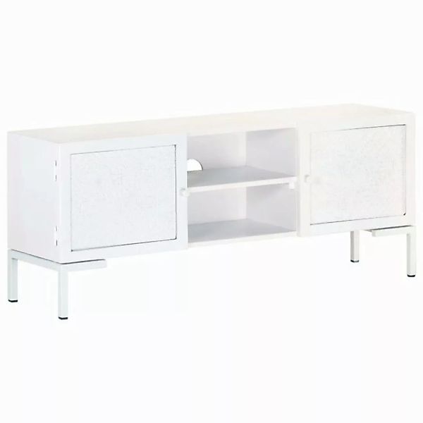 furnicato TV-Schrank Weiß 115x30x46 cm Massivholz Mango (1-St) günstig online kaufen