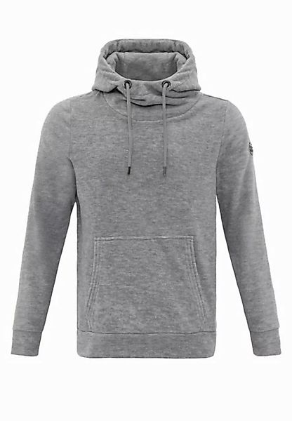 RedBridge Kapuzensweatshirt Hoodie mit Kängurutasche Grau M günstig online kaufen