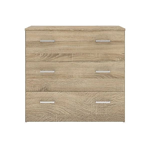 ebuy24 Spell Kommode 3 Schubladen Eiche Struktur günstig online kaufen