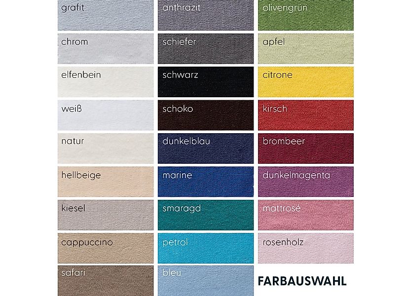 JONA SLEEP Spannbettlaken für Topper, wirft keine Falten, optimale Passform günstig online kaufen