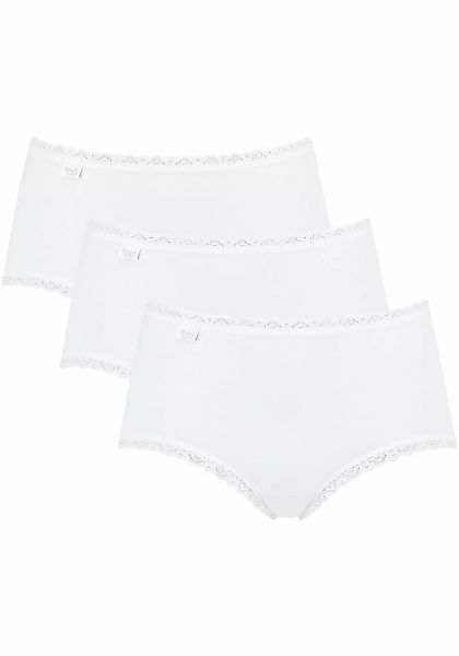sloggi Midislip "24/7 Cotton Lace", (3er Pack), mit zarter Spitze, Baumwoll günstig online kaufen