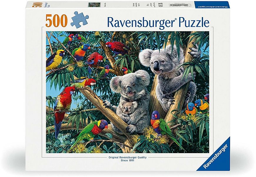 Ravensburger Puzzle 500 Teile Puzzle Koalas im Baum 12000206, 500 Puzzletei günstig online kaufen