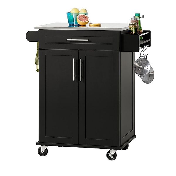 SoBuy Küchenwagen FKW110, Servierwagen Beistellwagen Rollwagen günstig online kaufen