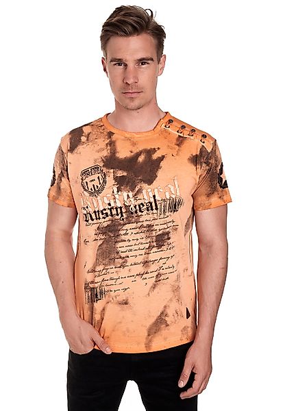 Rusty Neal T-Shirt, in tollem Batik-Design günstig online kaufen