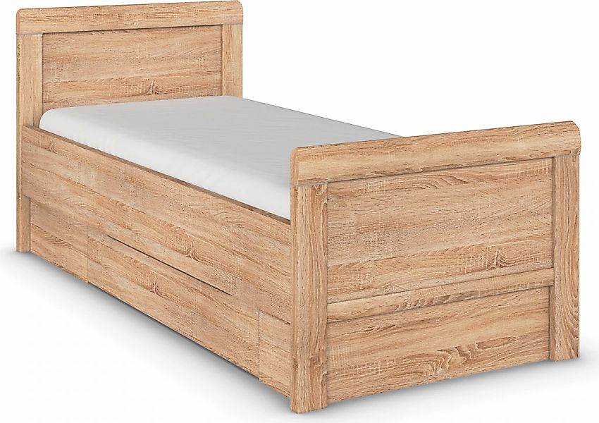 rauch Stauraumbett "Bett Einzelbett Stollenbett Bettkästen EVELYN", in Komf günstig online kaufen