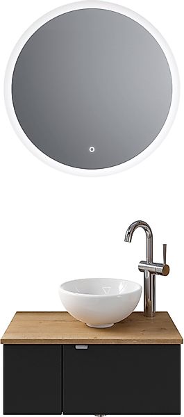 Saphir Badmöbel-Set »Serie 6915« 4 Stk. tlg. Gäste-Bad, 70 cm breit, mit LE günstig online kaufen