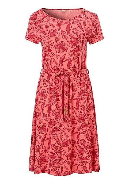 Ragwear Minikleid OLINA DRESS ORG mit Taillen Bindegürtel und floralem Allo günstig online kaufen