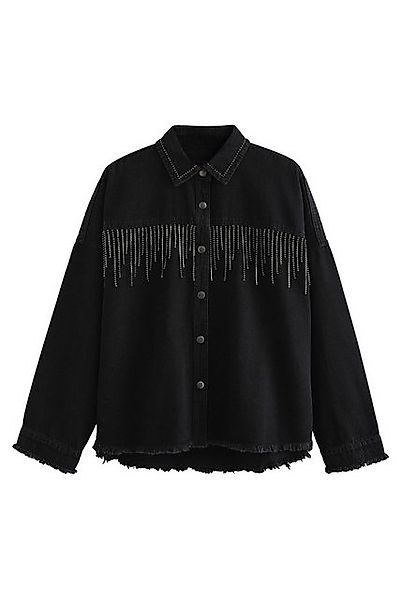 Next Jeanshemd Jeanshemd mit Fransen aus günstig online kaufen