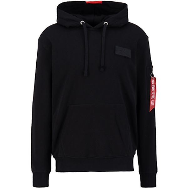 Alpha Industries  Pullover Red Stripe Hoodie - black günstig online kaufen