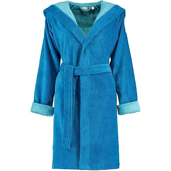 Esprit Damen Bademantel Cosy Kapuze - Farbe: turquoise - 002 - L günstig online kaufen