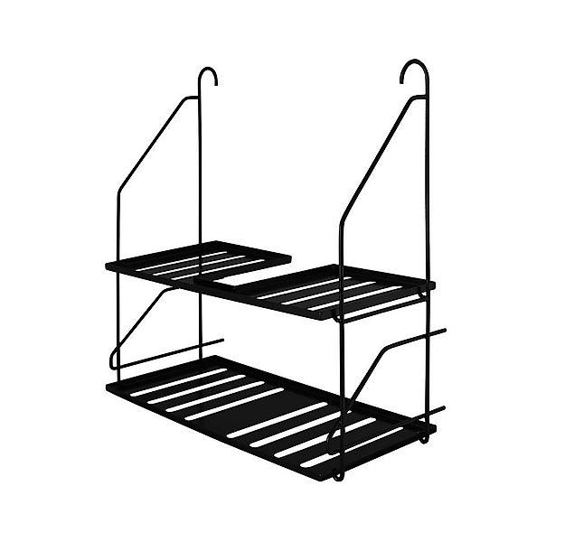 Wahlbach Ablageregal Hängeregal, für Ausgussbecken, mattschwarz pulverbesch günstig online kaufen