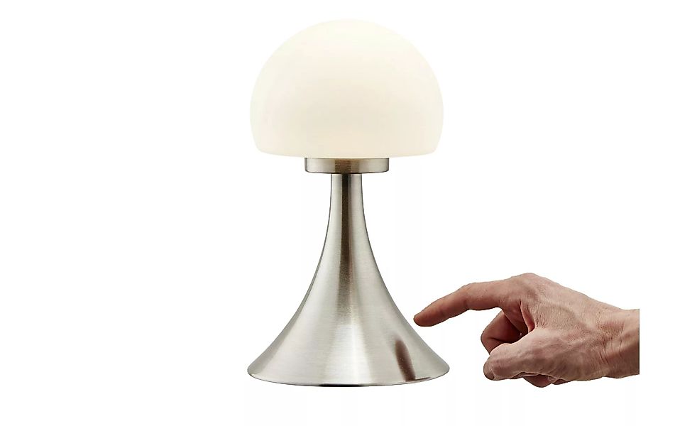 KHG LED-Tischleuchte, 1-flammig ¦ silber ¦ Maße (cm): H: 26  Ø: 15 Lampen & günstig online kaufen