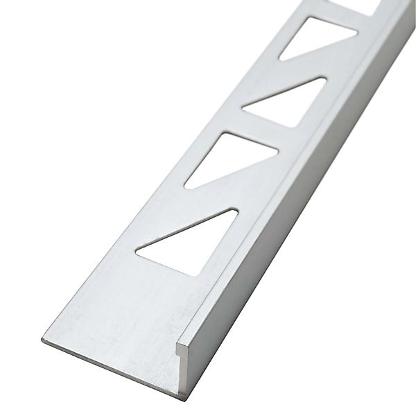 Dalsys Fliesenschiene Aluminium 2,5m x 8mm Winkelprofil Chrom günstig online kaufen