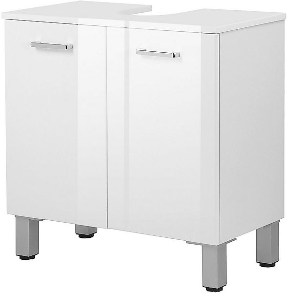 welltime Waschbeckenunterschrank Florenz,Breite 60cm, 2 Tür, 2 Fächer, mit günstig online kaufen