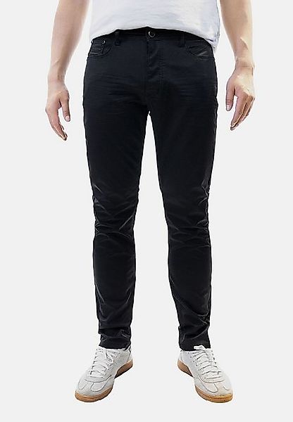 Jaylvis Regular-fit-Jeans Chino Jeans mit Knopfverschluss und Black-Design günstig online kaufen