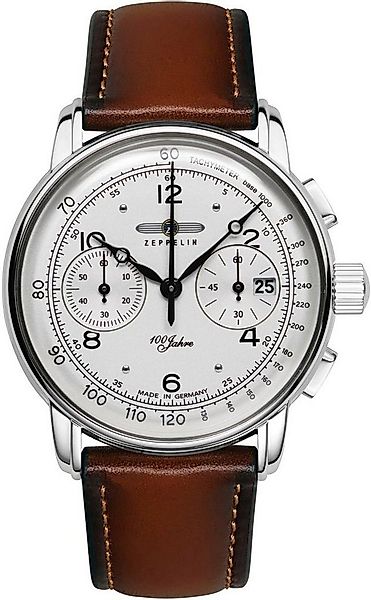 ZEPPELIN Chronograph 100 Jahre 8676-1, Armbanduhr, Quarzuhr, Herrenuhr, Dat günstig online kaufen