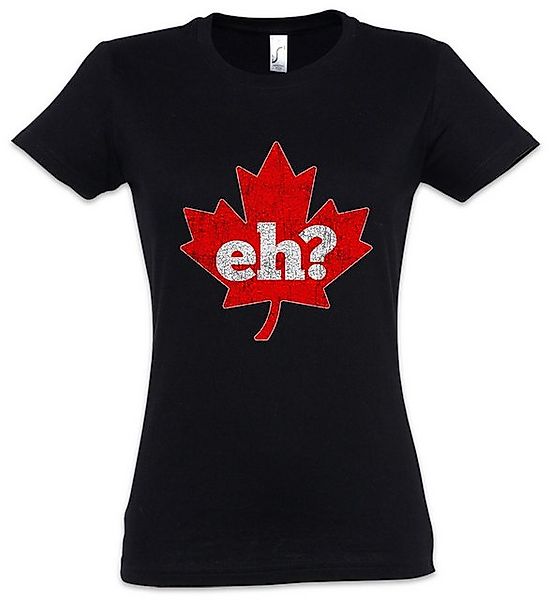 Urban Backwoods Print-Shirt Canada Eh Damen T-Shirt Fahne Flagge Banner Map günstig online kaufen