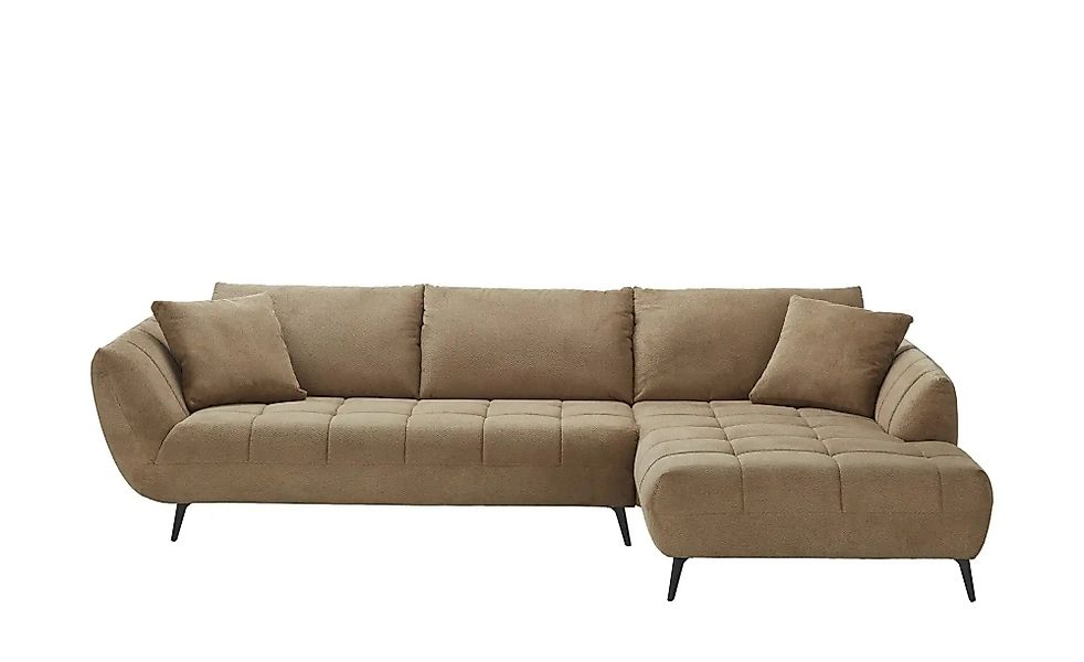 bobb Ecksofa mit Sitztiefenverstellung Carly ¦ braun ¦ Maße (cm): B: 313 H: günstig online kaufen