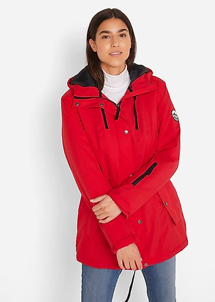 bonprix Funktionsjacke "wasserdichte Funktions-Parka mit Kapuze" mit Kapuze günstig online kaufen