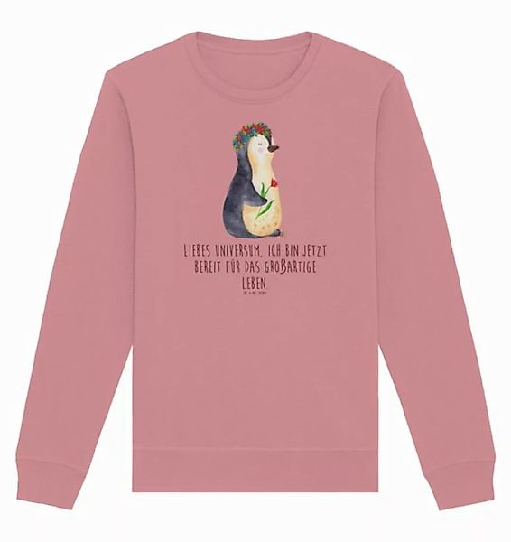 Mr. & Mrs. Panda Longpullover Pinguin Blumen Größe XXL - Canyon Pink - Gesc günstig online kaufen