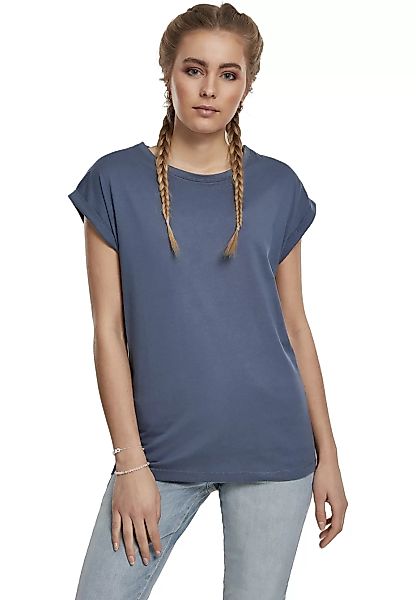 Urban Classics T-Shirt LADIES EXTENDED SHOULDER TEE TB771 Blau Vintageblue günstig online kaufen
