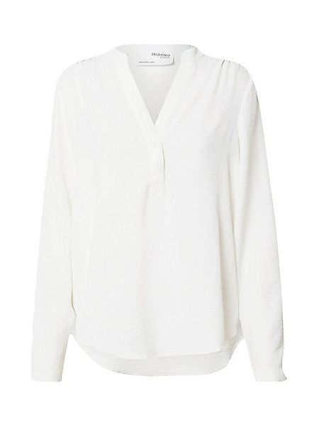 Selected Langarmbluse MIVIA (1-tlg) Drapiert/gerafft günstig online kaufen