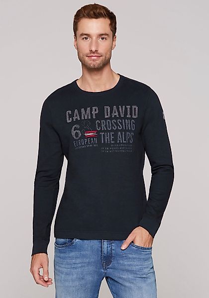CAMP DAVID Sweatshirt mit Prints und günstig online kaufen