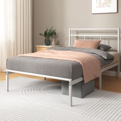 ZINUS Bettgestell Florence Square mit Kopfteil günstig online kaufen