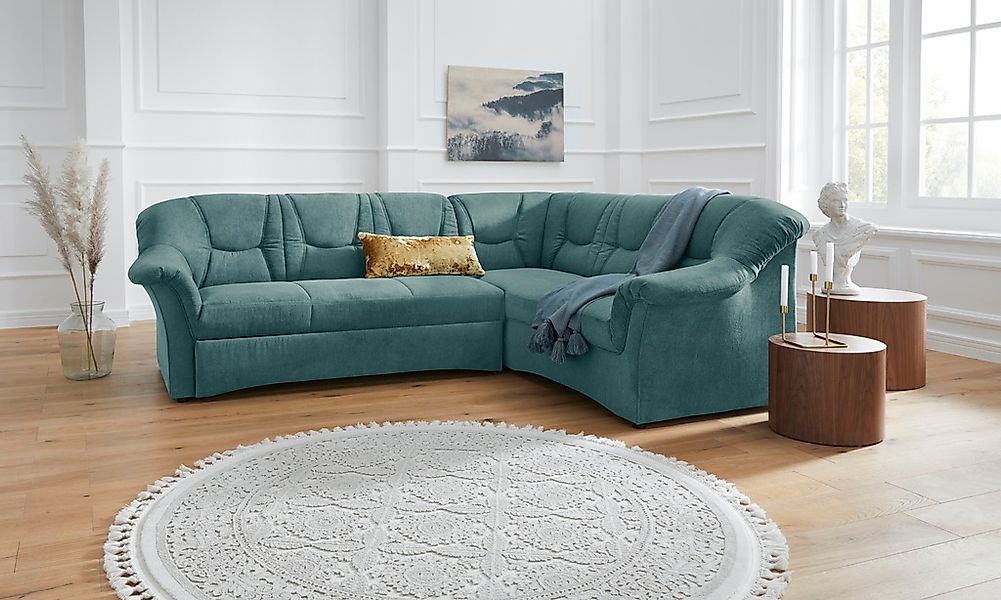 DOMO collection Ecksofa "Sarafina zeitlos und komfortabel, optional mit Fed günstig online kaufen