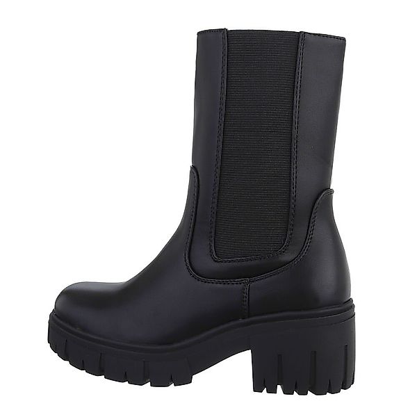 Ital-Design Damen Freizeit Plateaustiefelette (78049372) Blockabsatz günstig online kaufen