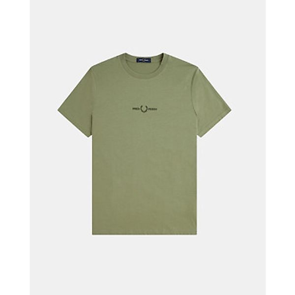 Fred Perry M4580 Embroidered Olive  - Größe XXL günstig online kaufen