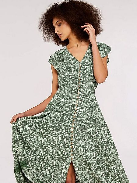 Apricot Druckkleid Irregular Dot Crochet Dress, günstig online kaufen