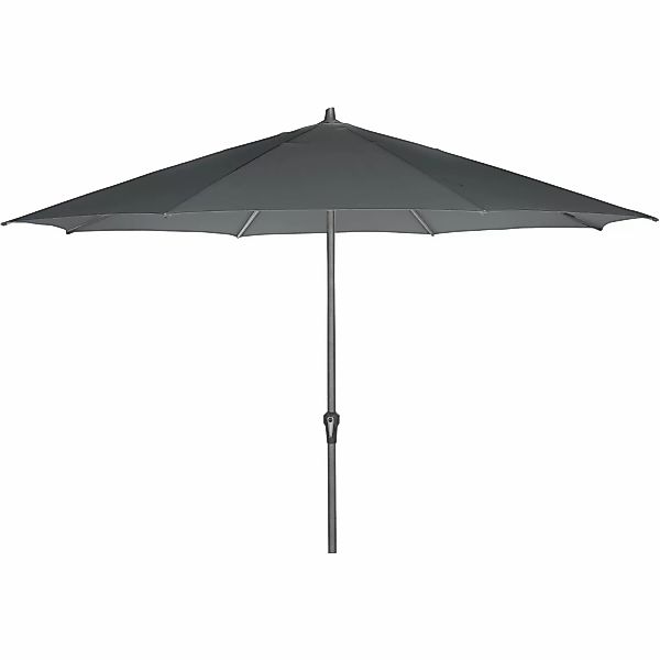 Siena Garden Marktschirm Avio Ø 350 cm Anthrazit mit Kurbelmechanik günstig online kaufen