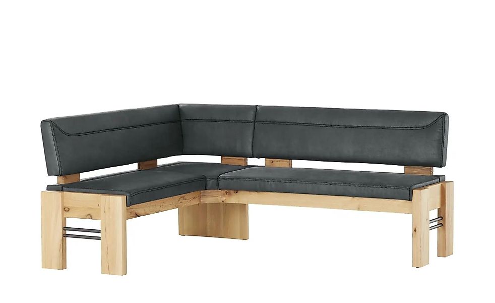 Eckbank massiv Floyd ¦ grau ¦ Maße (cm): H: 90 Bänke > Eckbänke - Höffner günstig online kaufen