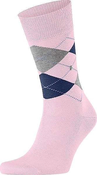 Burlington Manchester Socken Kariert Rosa 8440 - Größe 40-46 günstig online kaufen