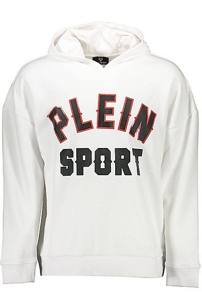 PLEIN SPORT Sweatshirt Weißes Herren-Sweatshirt ohne Reißverschluss mit günstig online kaufen