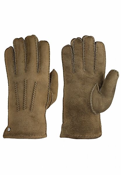 PEARLWOOD Lederhandschuhe "NORTH", warm gefüttert, Ziernähte, Temperaturreg günstig online kaufen