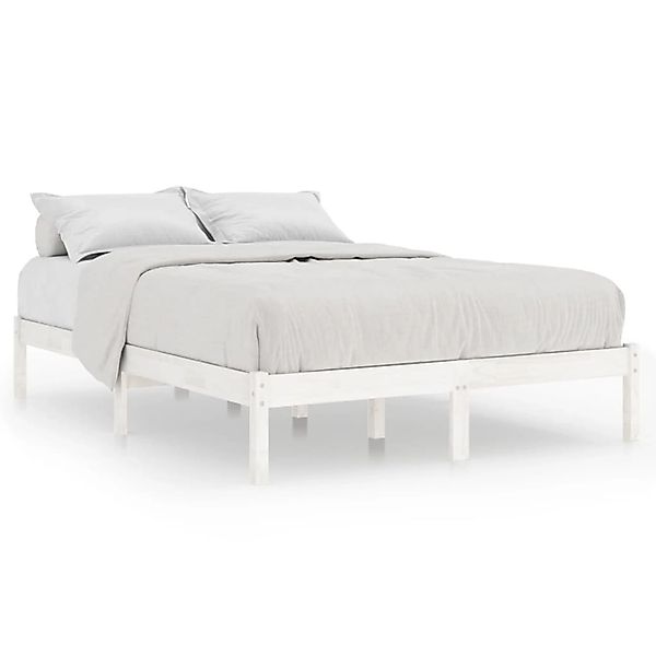 vidaXL Massivholzbett Weiß 180x200cm 6FT Super King1135286 günstig online kaufen