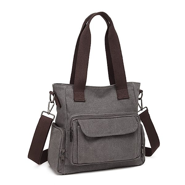 KONO Schultertasche Canvas Damen Handtasche Umhängetasche günstig online kaufen