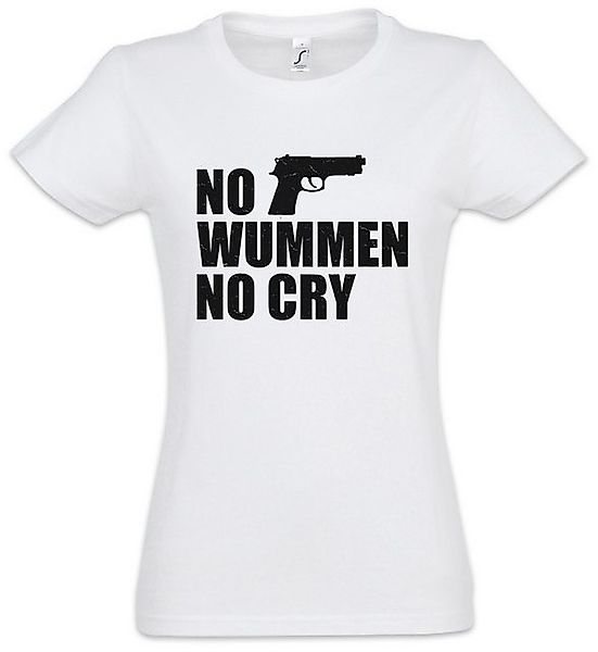 Urban Backwoods Print-Shirt No Wummen No Cry Damen T-Shirt Pazifismus Regga günstig online kaufen