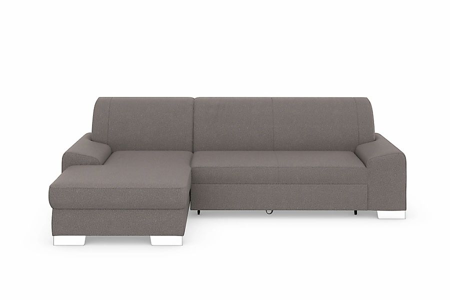 DOMO collection Ecksofa "Anzio L-Form, whlw. Bettfunktion, Federkern, hochw günstig online kaufen