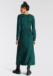 Tamaris Maxikleid figurbetont, aus Jersey, Langarm, mit Rundhalsausschnitt günstig online kaufen