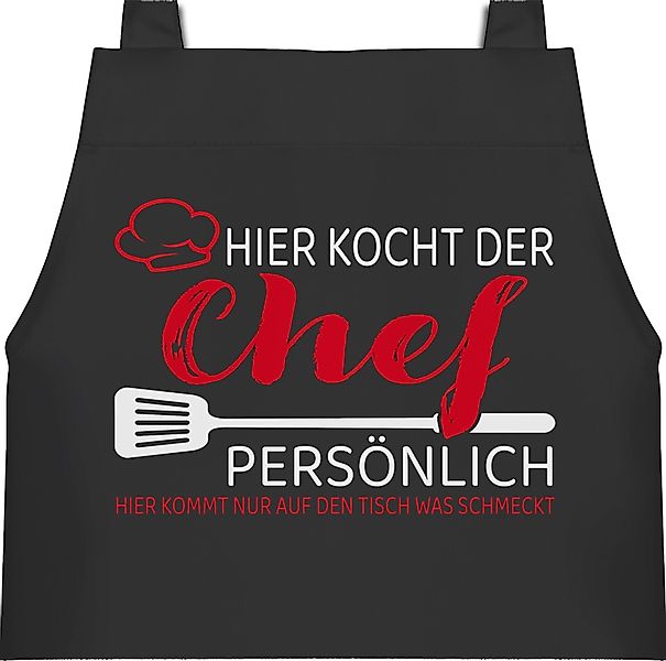 Shirtracer Kochschürze Hier kocht der Chef günstig online kaufen