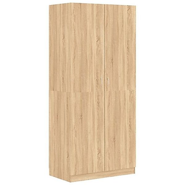 furnicato Kleiderschrank Sonoma-Eiche 90x52x200 cm Holzwerkstoff (1-St) günstig online kaufen