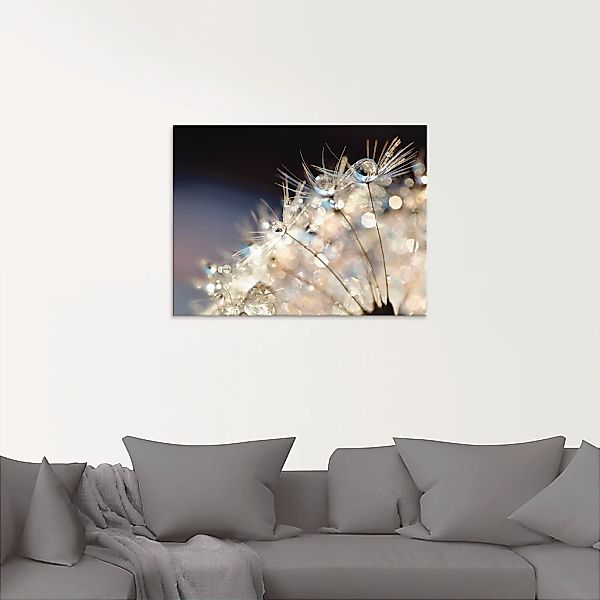 Artland Glasbild "Pusteblume Fantasie", Blumen, (1 St.), in verschiedenen G günstig online kaufen