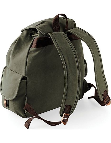 Quadra Rucksack Wanderrucksack Daypack Vintage Canvas günstig online kaufen