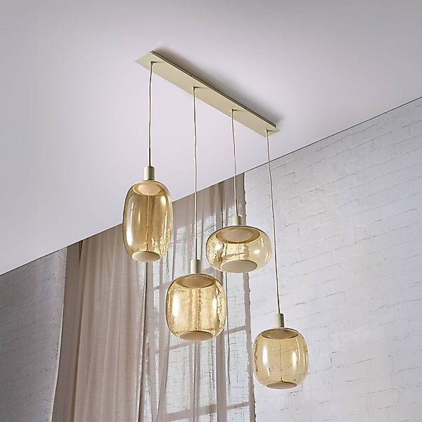 OSRAM Hängelampe Decor Needle Linear beige, Stahl, 4-fl. E27 günstig online kaufen