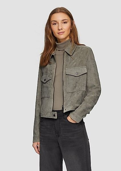 s.Oliver Funktionsjacke Kurze Cordjacke mit aufgesetzten Taschen günstig online kaufen